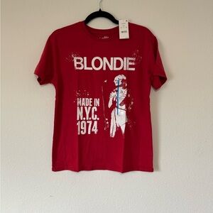 Brand New Red Blondie Graphic T-Shirt with tags retails $10